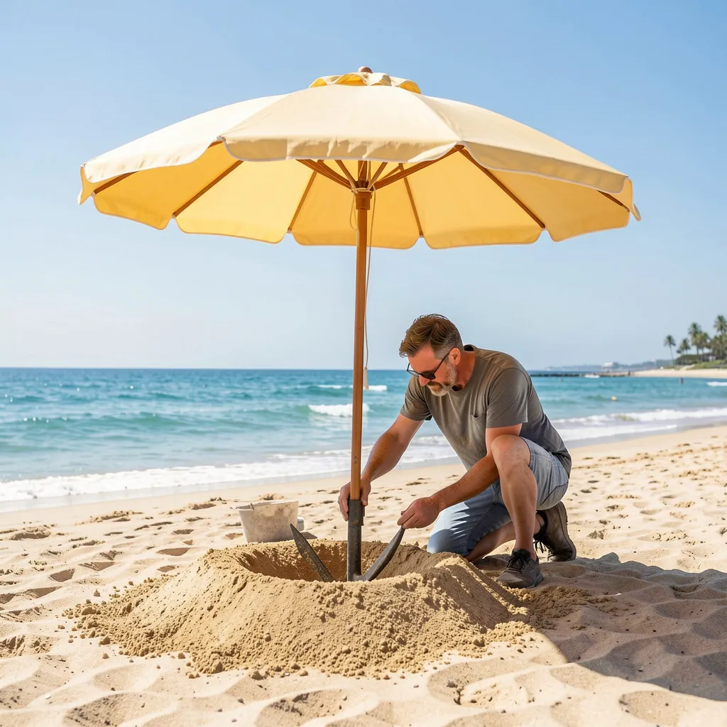 Diagram showing wind force on anchor and rope tension