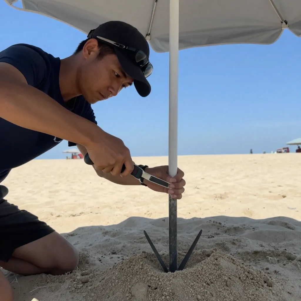 Beach setup quick tips